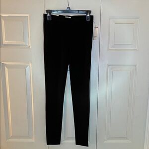 Crown & ivy Petite Ponte Black Leggings